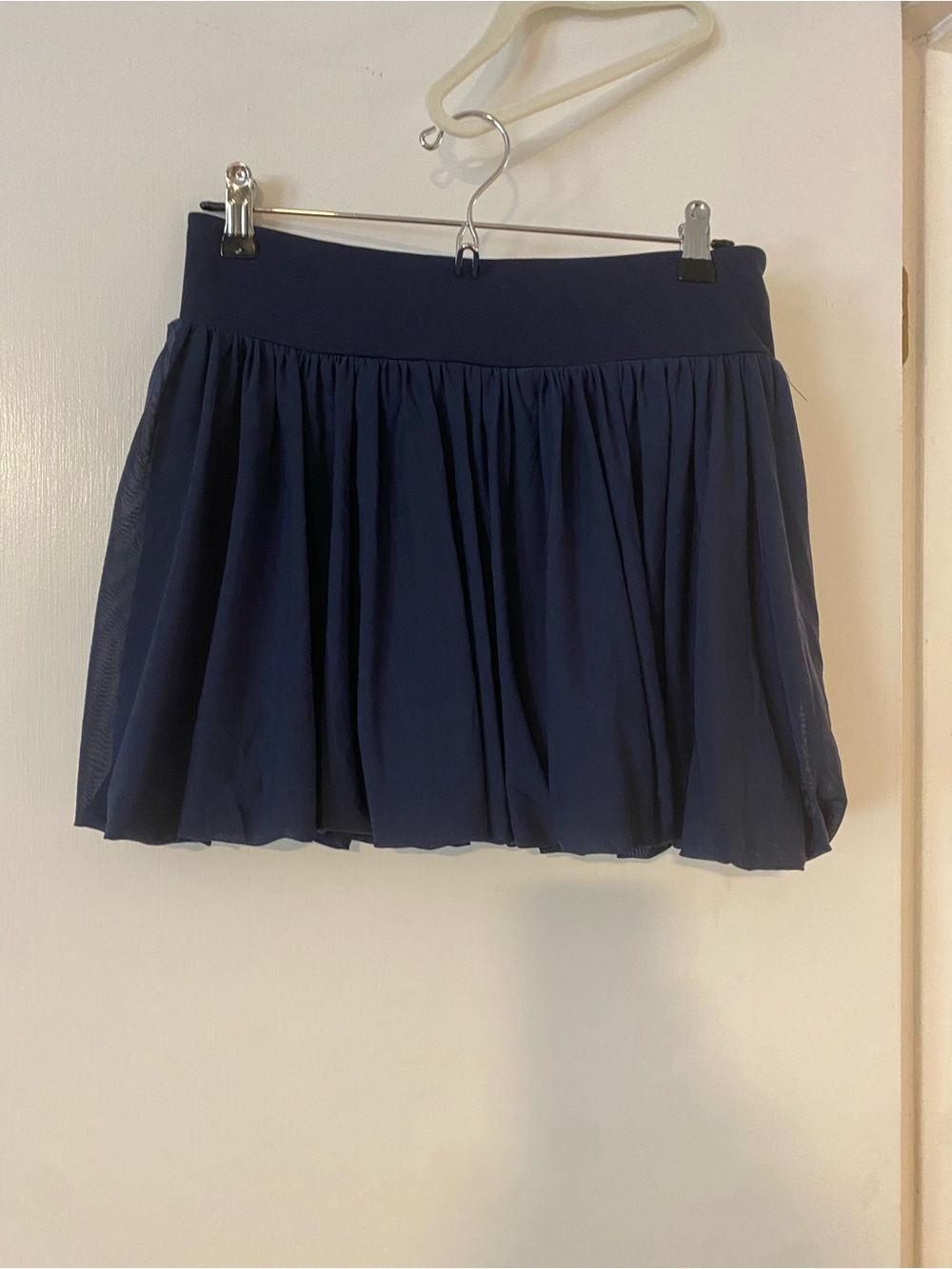 Thrive Navy Pleated athletic Mini Skirt